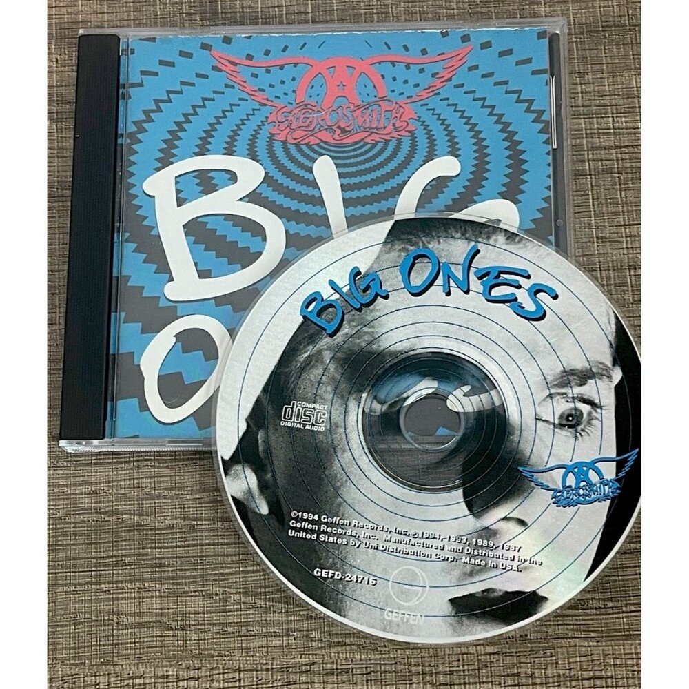 Aerosmith "Big Ones" CD Album 1994 Geffen Records Hits Collection